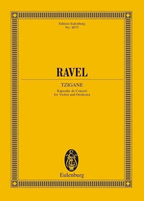 Ravel: Tzigane (Study Score) published by Eulenburg